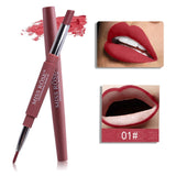 Lips Lipliner Lip Pencil Pen 2 In 1 Waterproof Lipstick Cosmetics Lasting Lip Liner Cosmetic Makeup Cosmeticos Cosmetiquera TSLM