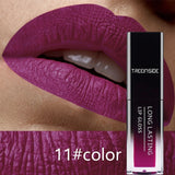 30 Color Liquid Lipstick Waterproof Long-lasting Lip Gloss Nude Red Purple Blue Black Super Matte Liquid Lipstick