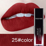 30 Color Liquid Lipstick Waterproof Long-lasting Lip Gloss Nude Red Purple Blue Black Super Matte Liquid Lipstick