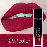 30 Color Liquid Lipstick Waterproof Long-lasting Lip Gloss Nude Red Purple Blue Black Super Matte Liquid Lipstick