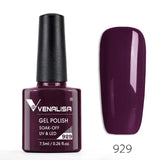 VENALISA Nail Gel Polish High Quality Nail Art Salon 60 Hot Sale Color 7.5ml VENALISA Soak off Organic UV LED Nail Gel Varnish