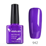 VENALISA Nail Gel Polish High Quality Nail Art Salon 60 Hot Sale Color 7.5ml VENALISA Soak off Organic UV LED Nail Gel Varnish