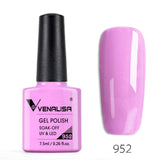 VENALISA Nail Gel Polish High Quality Nail Art Salon 60 Hot Sale Color 7.5ml VENALISA Soak off Organic UV LED Nail Gel Varnish