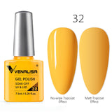 VENALISA Nail Gel Polish High Quality Nail Art Salon 60 Hot Sale Color 7.5ml VENALISA Soak off Organic UV LED Nail Gel Varnish