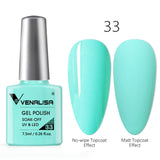 VENALISA Nail Gel Polish High Quality Nail Art Salon 60 Hot Sale Color 7.5ml VENALISA Soak off Organic UV LED Nail Gel Varnish