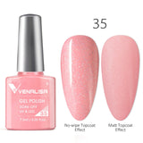 VENALISA Nail Gel Polish High Quality Nail Art Salon 60 Hot Sale Color 7.5ml VENALISA Soak off Organic UV LED Nail Gel Varnish