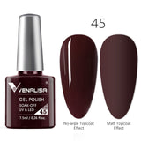 VENALISA Nail Gel Polish High Quality Nail Art Salon 60 Hot Sale Color 7.5ml VENALISA Soak off Organic UV LED Nail Gel Varnish