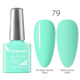 VENALISA Nail Gel Polish High Quality Nail Art Salon 60 Hot Sale Color 7.5ml VENALISA Soak off Organic UV LED Nail Gel Varnish