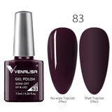 VENALISA Nail Gel Polish High Quality Nail Art Salon 60 Hot Sale Color 7.5ml VENALISA Soak off Organic UV LED Nail Gel Varnish