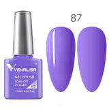 VENALISA Nail Gel Polish High Quality Nail Art Salon 60 Hot Sale Color 7.5ml VENALISA Soak off Organic UV LED Nail Gel Varnish