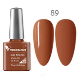 VENALISA Nail Gel Polish High Quality Nail Art Salon 60 Hot Sale Color 7.5ml VENALISA Soak off Organic UV LED Nail Gel Varnish