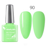 VENALISA Nail Gel Polish High Quality Nail Art Salon 60 Hot Sale Color 7.5ml VENALISA Soak off Organic UV LED Nail Gel Varnish