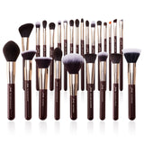 New Jessup Makeup Brushes Set Professional Natural-Synthetic Hair Makeup Brush Foundation Powder Contour Eyeshadow 15-25pcs