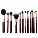 New Jessup Makeup Brushes Set Professional Natural-Synthetic Hair Makeup Brush Foundation Powder Contour Eyeshadow 15-25pcs