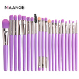 MAANGE 6/15/18Pcs Makeup Brushes Tool Set Cosmetic Powder Eye Shadow Foundation Blush Blending Beauty Make Up Brush Maquiagem