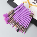 MAANGE 6/15/18Pcs Makeup Brushes Tool Set Cosmetic Powder Eye Shadow Foundation Blush Blending Beauty Make Up Brush Maquiagem