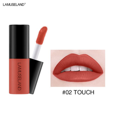 12 Colors Matte Lip Gloss Waterproof Lasting Liquid Lipstick Easy To Carry Red Non-stick Cup Lip Tint Makeup TSLM2