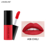 12 Colors Matte Lip Gloss Waterproof Lasting Liquid Lipstick Easy To Carry Red Non-stick Cup Lip Tint Makeup TSLM2