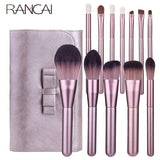 RANCAI 12pcs Hight Quality Makeup Brushes set  Foundation Blending Face Powder Blush Eyeshadow Makeup Brushes With Free Shipping