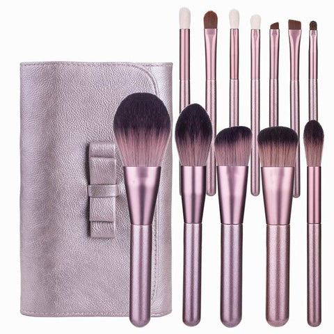 RANCAI 12pcs Hight Quality Makeup Brushes set  Foundation Blending Face Powder Blush Eyeshadow Makeup Brushes With Free Shipping