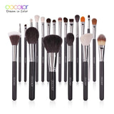 Docolor Makeup brushes set Professional Natural goat hair brushes Foundation Powder Contour Eyeshadow make up brushes with Bag