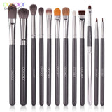 Docolor Makeup brushes set Professional Natural goat hair brushes Foundation Powder Contour Eyeshadow make up brushes with Bag