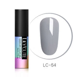 LILYCUTE 5ml Nail Gel Varnish Grey Color Series Long Lasting Soak Off UV Gel Polish Led UV Gel Gray Color Gel Polish