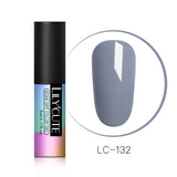 LILYCUTE 5ml Nail Gel Varnish Grey Color Series Long Lasting Soak Off UV Gel Polish Led UV Gel Gray Color Gel Polish