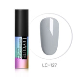 LILYCUTE 5ml Nail Gel Varnish Grey Color Series Long Lasting Soak Off UV Gel Polish Led UV Gel Gray Color Gel Polish