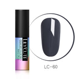 LILYCUTE 5ml Nail Gel Varnish Grey Color Series Long Lasting Soak Off UV Gel Polish Led UV Gel Gray Color Gel Polish