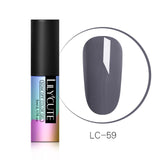 LILYCUTE 5ml Nail Gel Varnish Grey Color Series Long Lasting Soak Off UV Gel Polish Led UV Gel Gray Color Gel Polish