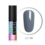 LILYCUTE 5ml Nail Gel Varnish Grey Color Series Long Lasting Soak Off UV Gel Polish Led UV Gel Gray Color Gel Polish