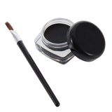 Black Eye Liner Gel Waterproof Eyeliner Cream Long Wear Eyeliner Gel With Brush Set Quick Dry Natural Eye Liner Cosmetics TSLM1