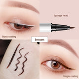 New 6Color Liquid Waterproof Eyeliner Pencil Easy To Wear Make Up Smudge-proof cosplay Party Eye Liner Cosmetic Tools TSLM1