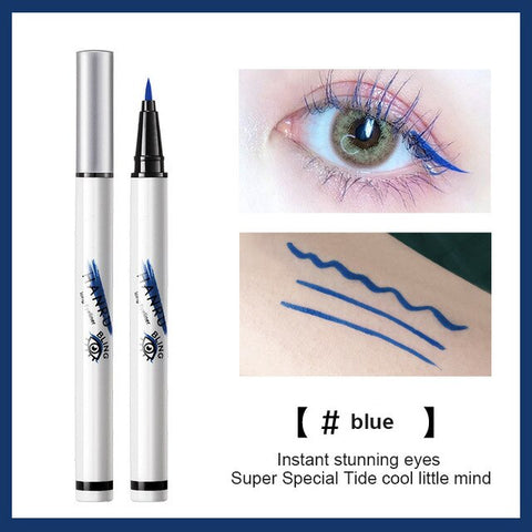 New 6Color Liquid Waterproof Eyeliner Pencil Easy To Wear Make Up Smudge-proof cosplay Party Eye Liner Cosmetic Tools TSLM1