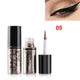 Professional New Shiny Eye Liners Cosmetics Women Pigment Silver Rose Gold Color Liquid Glitter Eyeliner Makeup Tools