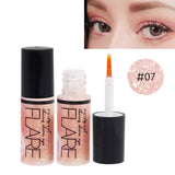 Professional New Shiny Eye Liners Cosmetics Women Pigment Silver Rose Gold Color Liquid Glitter Eyeliner Makeup Tools