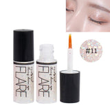 Professional New Shiny Eye Liners Cosmetics Women Pigment Silver Rose Gold Color Liquid Glitter Eyeliner Makeup Tools