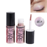 Professional New Shiny Eye Liners Cosmetics Women Pigment Silver Rose Gold Color Liquid Glitter Eyeliner Makeup Tools