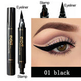 Evpct 1pcs 7 Colorful Liquid Eyeliner Stamp Pencils Double-Headed Thin Wing Seal Quick Dry Waterproof Makeup Eye Liner Cosmetics