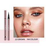 Eye Liner Pen Ink Color Waterproof Long Lasting Eyeliner Liquid Pen Rose Gold Design Black Brown Eye Liner Cosmetic TSLM1