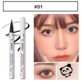 1Pcs Colorful Matte Liquid Eyeliner Pencil Waterproof Smudge-proof Pigment Party Blue White Eye Liner Cosmetic Tools TSLM1