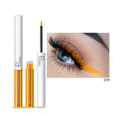 New 15 Colors Matte Colorful Eye Makeup Waterproof Fast Dry Liquid Eyeliner Multicolor Eye Liner Cosmetics