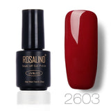 ROSALIND 7ML RED Color Series Nail Gel Polish UV LED Soak off Gel Nail Polish Vernis Semi Permanent UV Gel For Nail