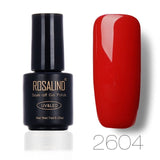 ROSALIND 7ML RED Color Series Nail Gel Polish UV LED Soak off Gel Nail Polish Vernis Semi Permanent UV Gel For Nail