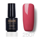 ROSALIND 7ML RED Color Series Nail Gel Polish UV LED Soak off Gel Nail Polish Vernis Semi Permanent UV Gel For Nail