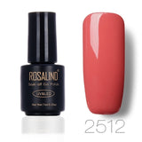 ROSALIND 7ML RED Color Series Nail Gel Polish UV LED Soak off Gel Nail Polish Vernis Semi Permanent UV Gel For Nail