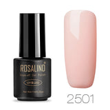 ROSALIND Nail Polish For Gel Nails Extension Polish Soak off UV Semi Permanent LED  Manicure Hybrid Nail Polish Gel Varnishes