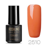 ROSALIND Nail Polish For Gel Nails Extension Polish Soak off UV Semi Permanent LED  Manicure Hybrid Nail Polish Gel Varnishes