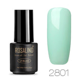 ROSALIND Nail Polish For Gel Nails Extension Polish Soak off UV Semi Permanent LED  Manicure Hybrid Nail Polish Gel Varnishes